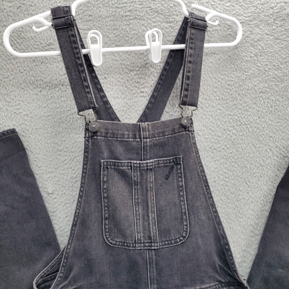 American Eagle Tomgirl Overalls Womens Size Small Black - Picture 7 of 13
